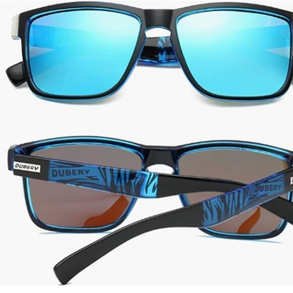 Vintage Polarized Sunglasses for Men Women Retro Square Sun Glasses - Picture 1 of 5